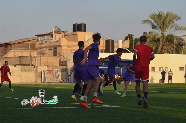 نادي الوحدة يطحن سروتكين4-0 على ارض الملعب الشرقي بالكادر المحلي واللاعب القسماوي يثبت نفسه